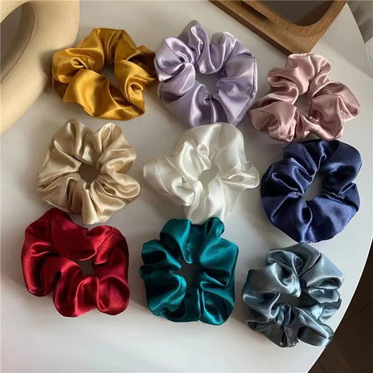 solid color scrunchies